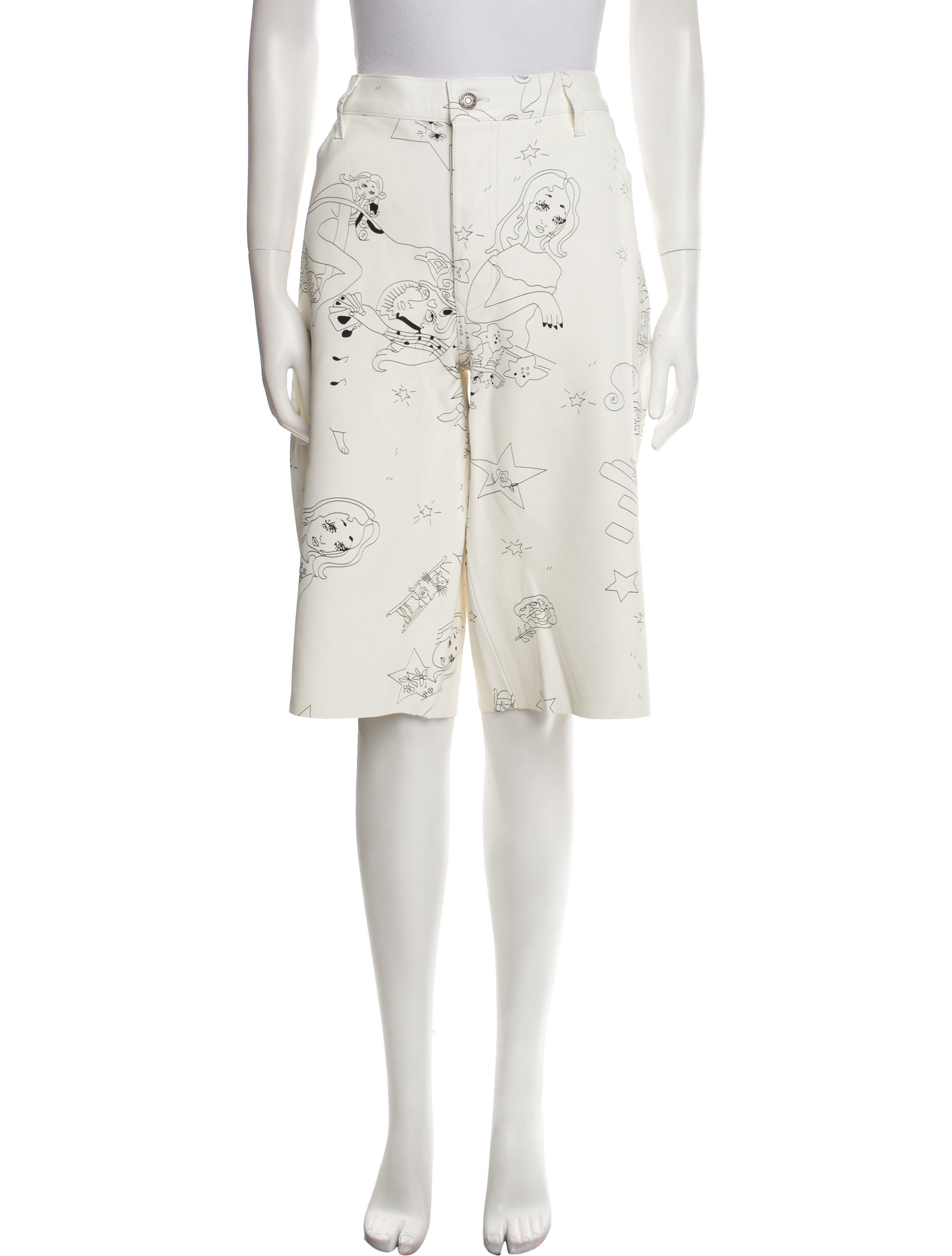 COÛT DE LA LIBERTÉ Lambskin Jogger Shorts