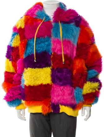 COÛT DE LA LIBERTÉ Lambskin Plaid Print Hoodie