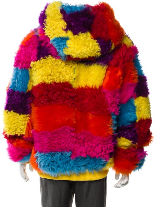 COÛT DE LA LIBERTÉ Lambskin Plaid Print Hoodie