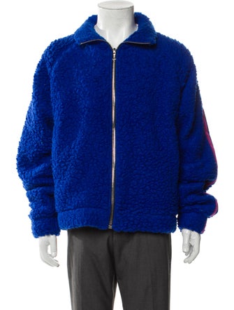 COÛT DE LA LIBERTÉ Wool Plaid Print Denim Jacket