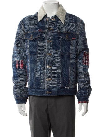 COÛT DE LA LIBERTÉ Printed Denim Jacket