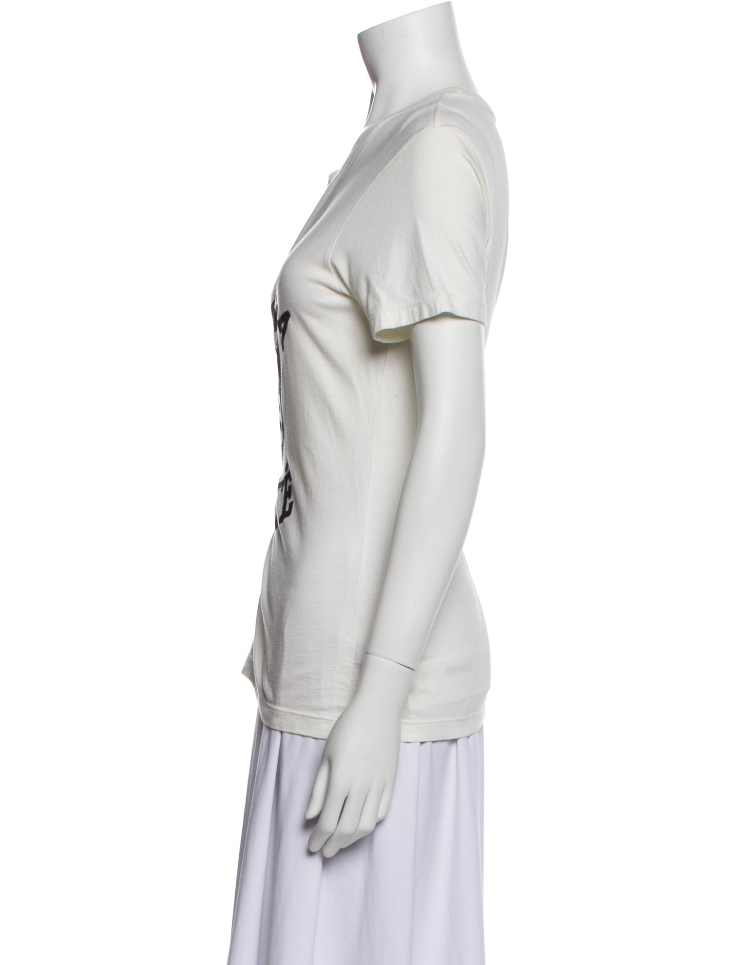 COÛT DE LA LIBERTÉ Graphic Print Crew Neck T-Shirt