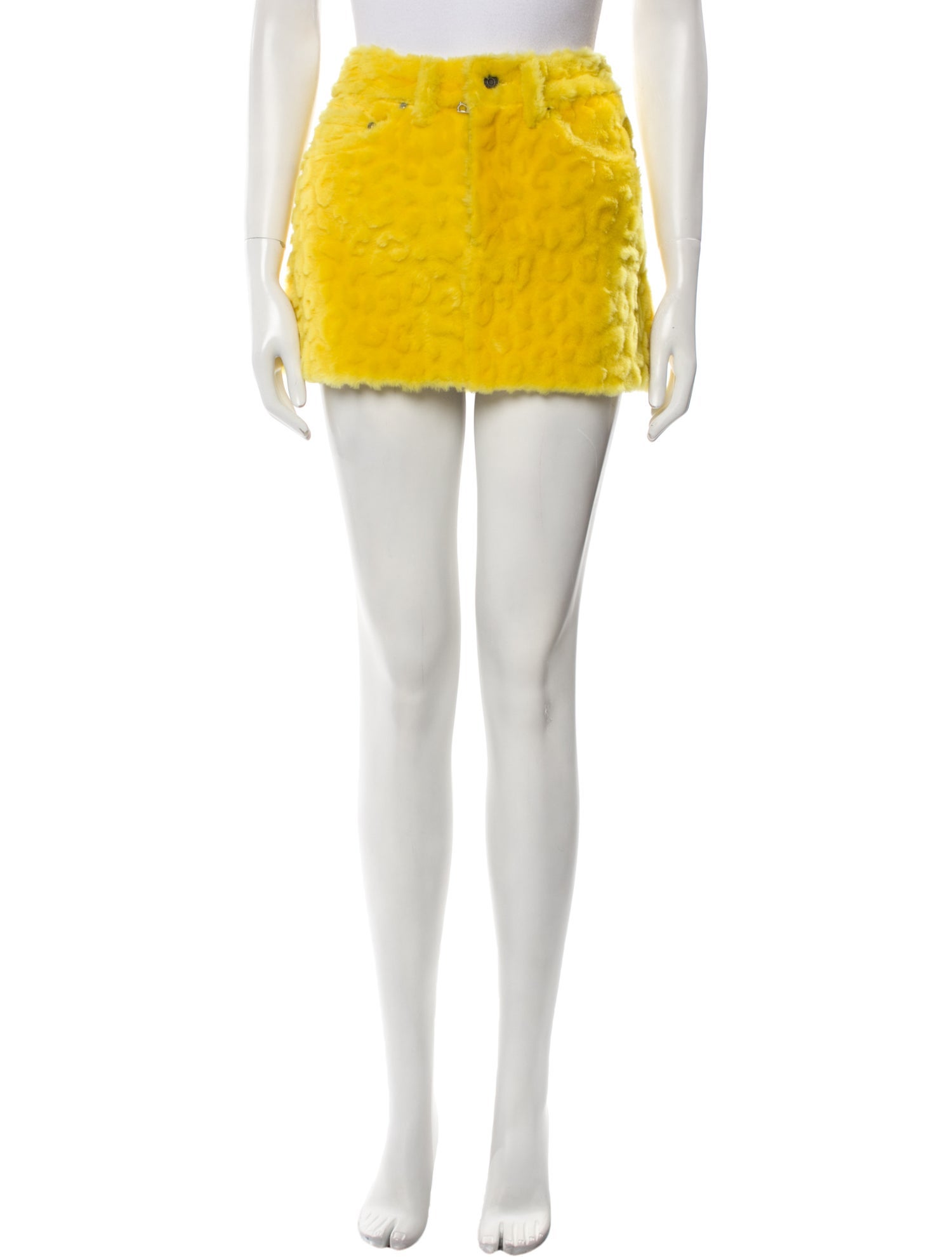 COÛT DE LA LIBERTÉ Lambskin Mini Skirt w/ Tags