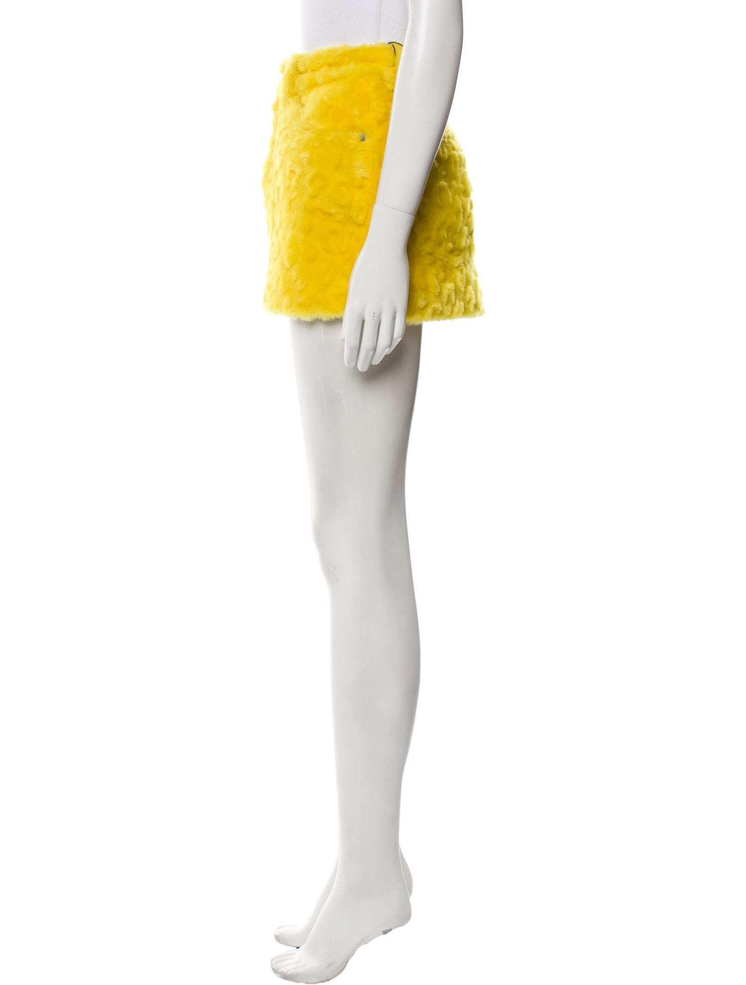 COÛT DE LA LIBERTÉ Lambskin Mini Skirt w/ Tags