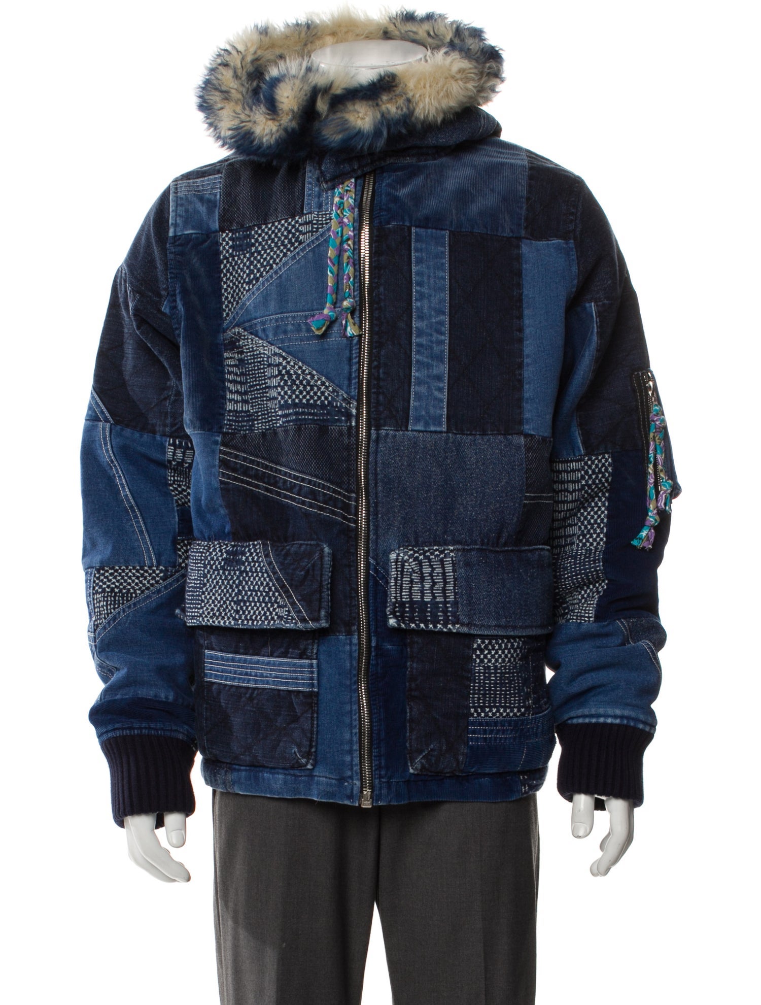 COÛT DE LA LIBERTÉ Printed Puffer Coat w/ Tags