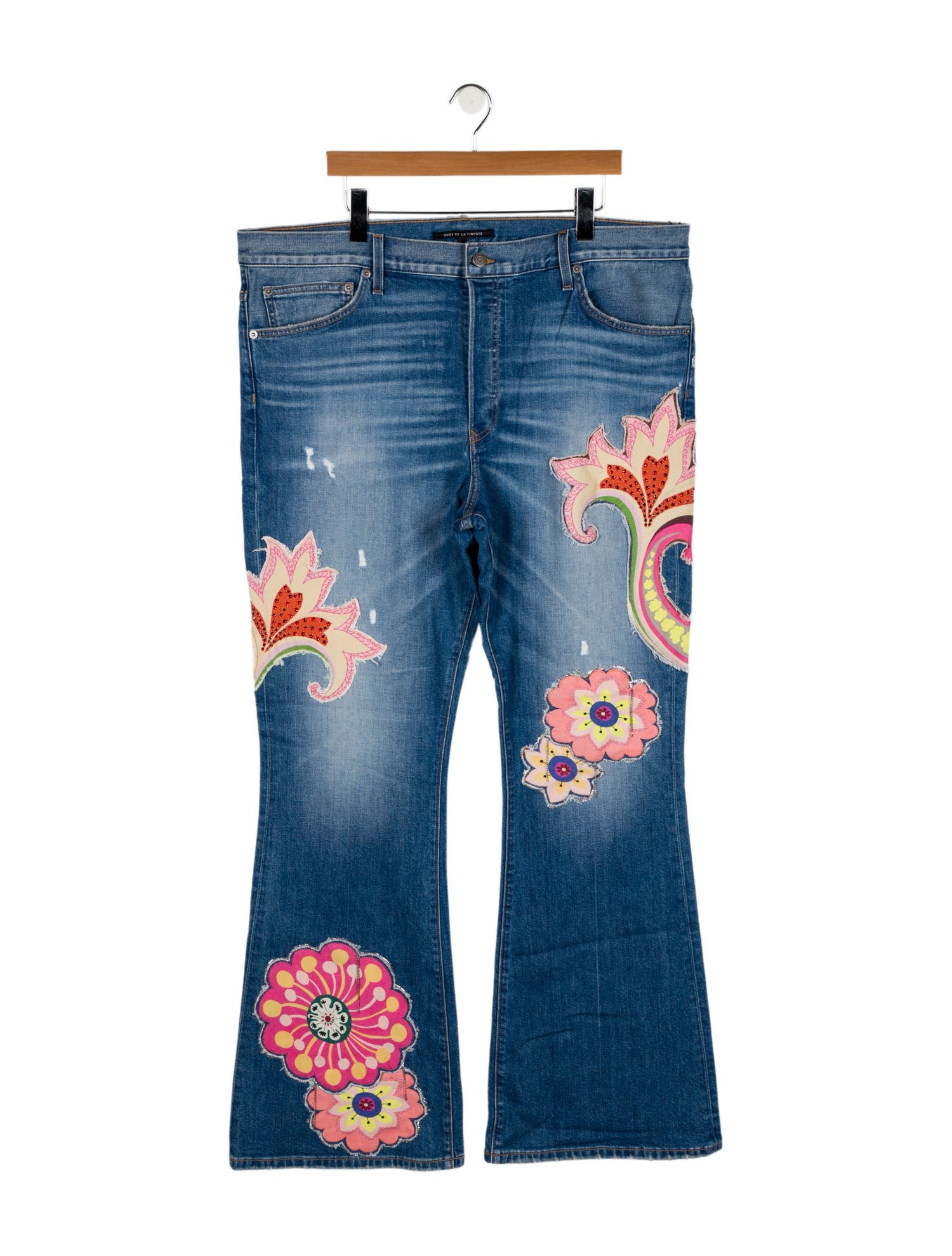 COÛT DE LA LIBERTÉ Straight-Leg Jeans w/ Tags