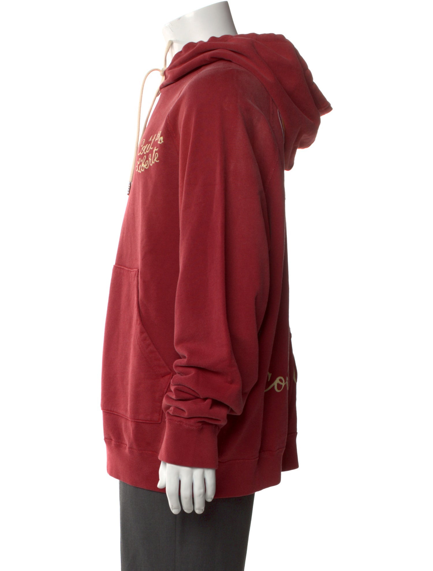 COÛT DE LA LIBERTÉ Graphic Print Crew Neck Hoodie