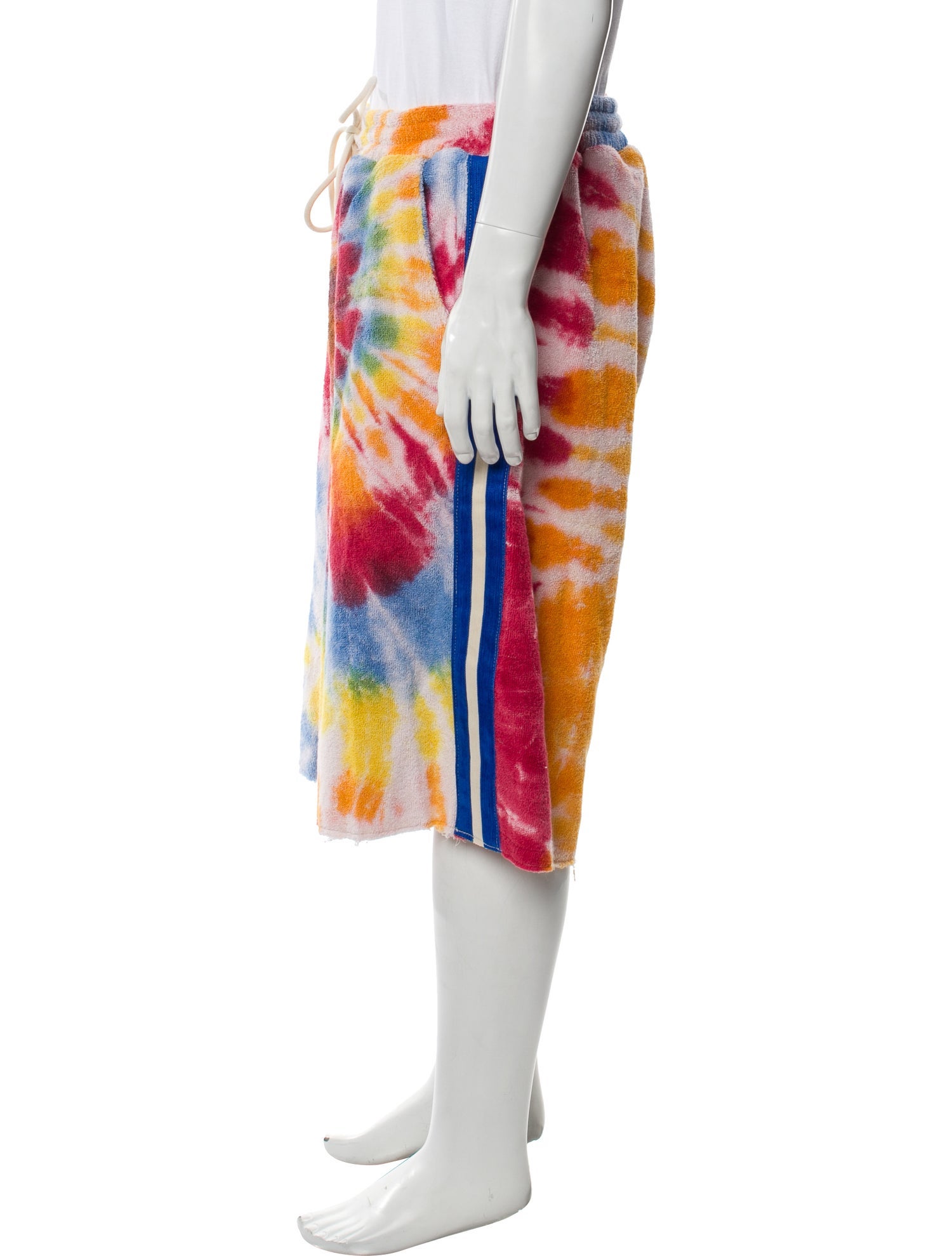 COÛT DE LA LIBERTÉ Tie-Dye Print Jogger Shorts w/ Tags