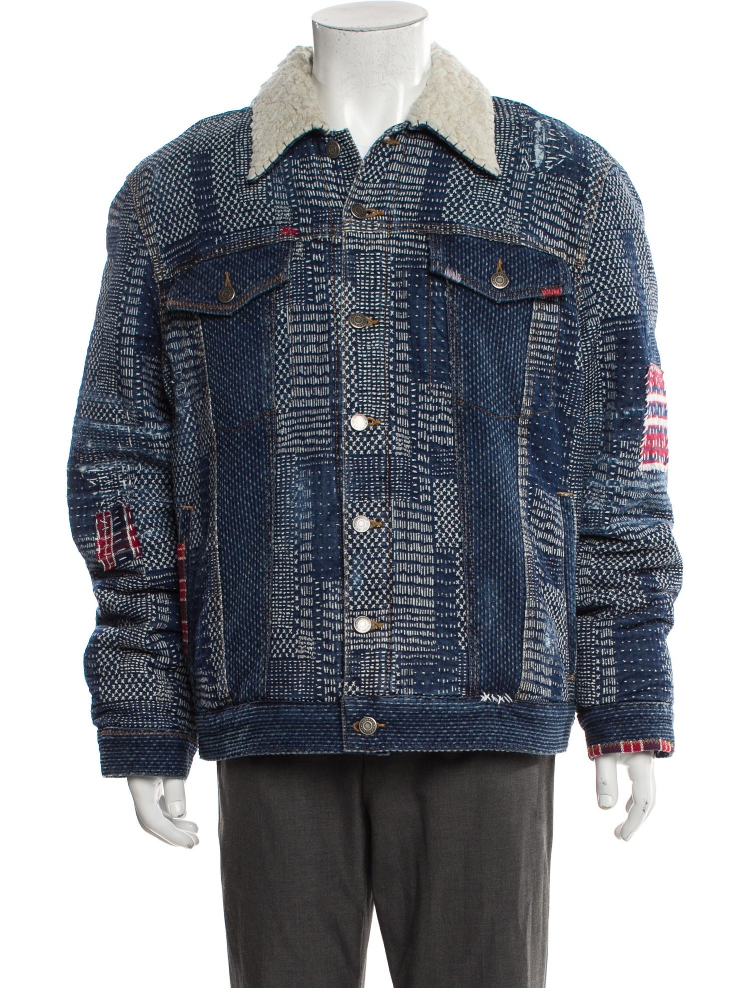 COÛT DE LA LIBERTÉ Graphic Print Moto Jacket w/ Tags