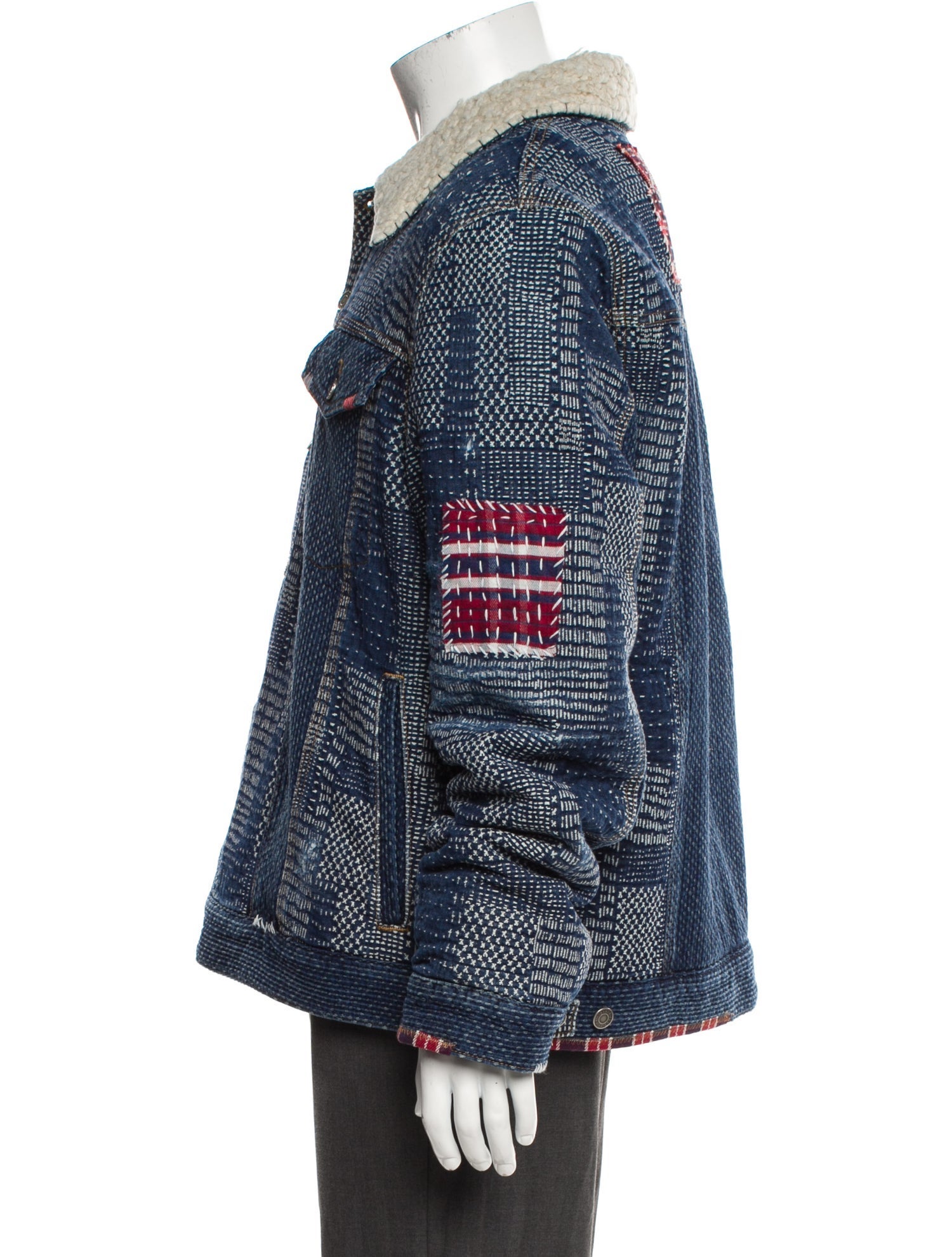 COÛT DE LA LIBERTÉ Graphic Print Moto Jacket w/ Tags