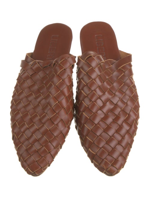 COÛT DE LA LIBERTÉ Leather Mules