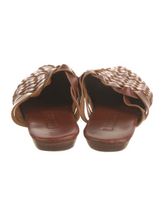 COÛT DE LA LIBERTÉ Leather Mules