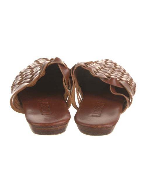 COÛT DE LA LIBERTÉ Leather Mules