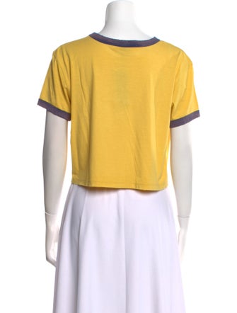 COÛT DE LA LIBERTÉ Graphic Print Crew Neck T-Shirt