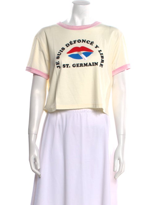 COÛT DE LA LIBERTÉ Graphic Print Crew Neck T-Shirt