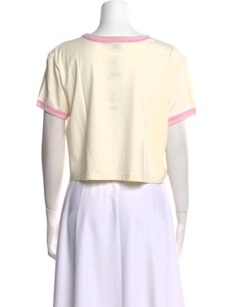 COÛT DE LA LIBERTÉ Graphic Print Crew Neck T-Shirt