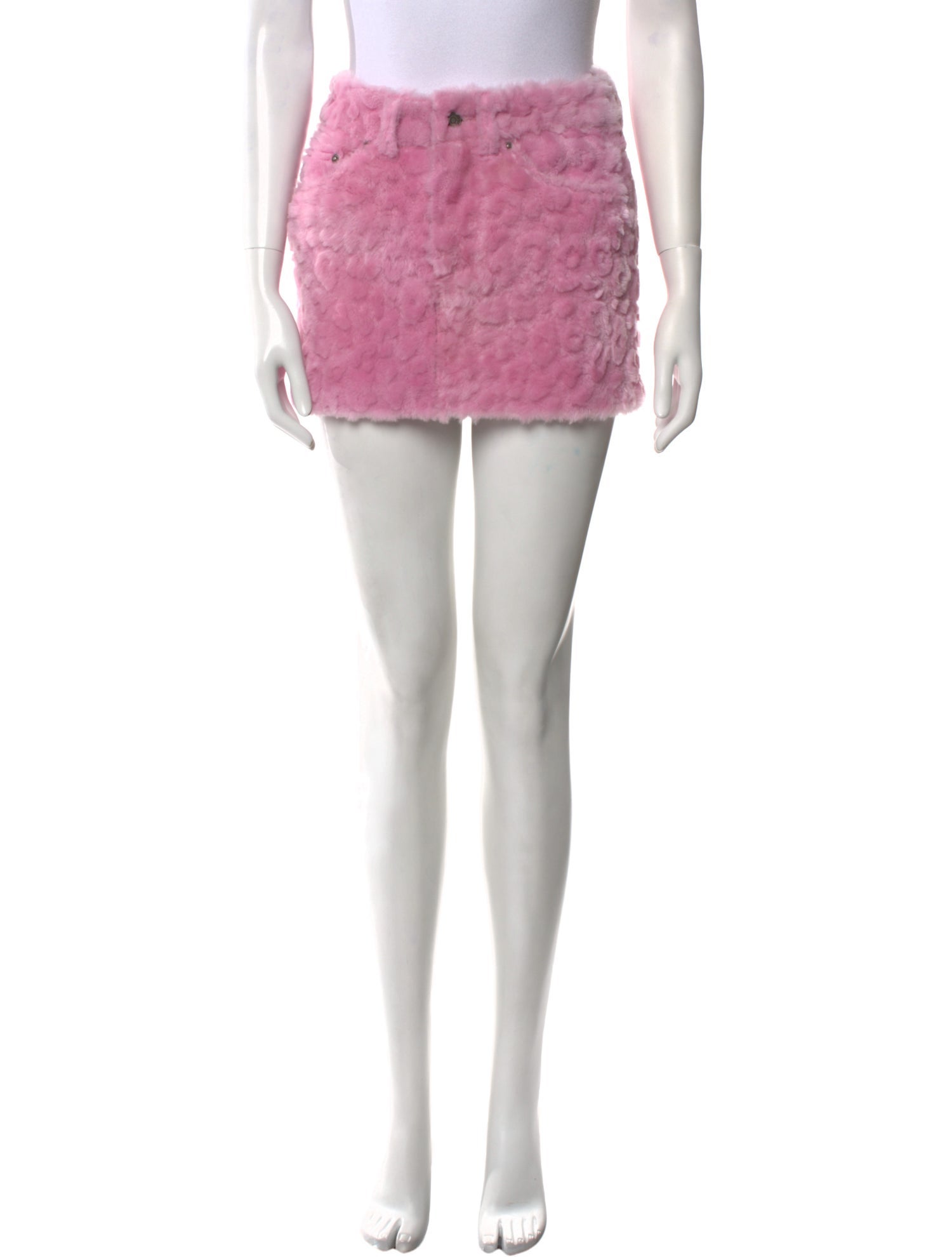 COÛT DE LA LIBERTÉ Lambskin Mini Skirt