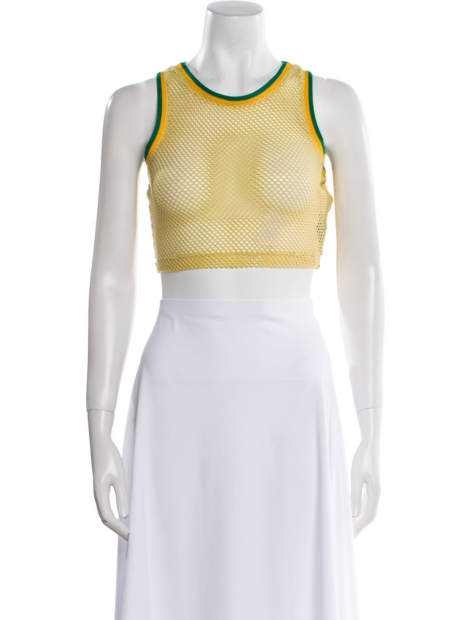 COÛT DE LA LIBERTÉ Scoop Neck Sleeveless Crop Top w/ Tags