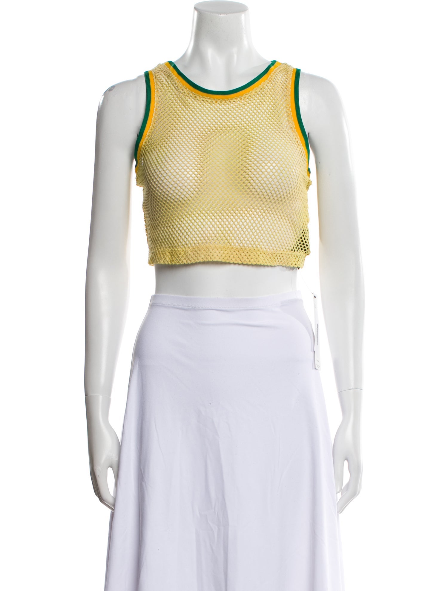 COÛT DE LA LIBERTÉ Scoop Neck Sleeveless Crop Top w/ Tags