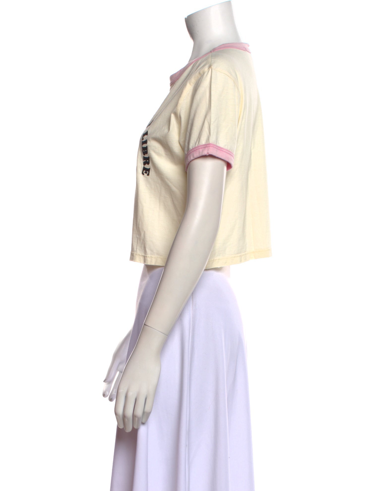 COÛT DE LA LIBERTÉ Graphic Print Crew Neck T-Shirt