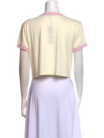 COÛT DE LA LIBERTÉ Graphic Print Crew Neck T-Shirt