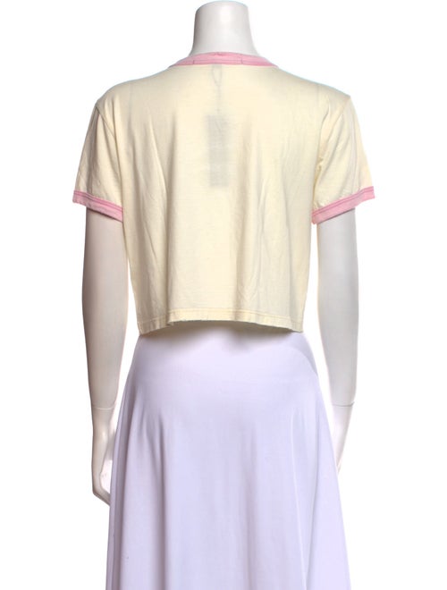 COÛT DE LA LIBERTÉ Graphic Print Crew Neck T-Shirt