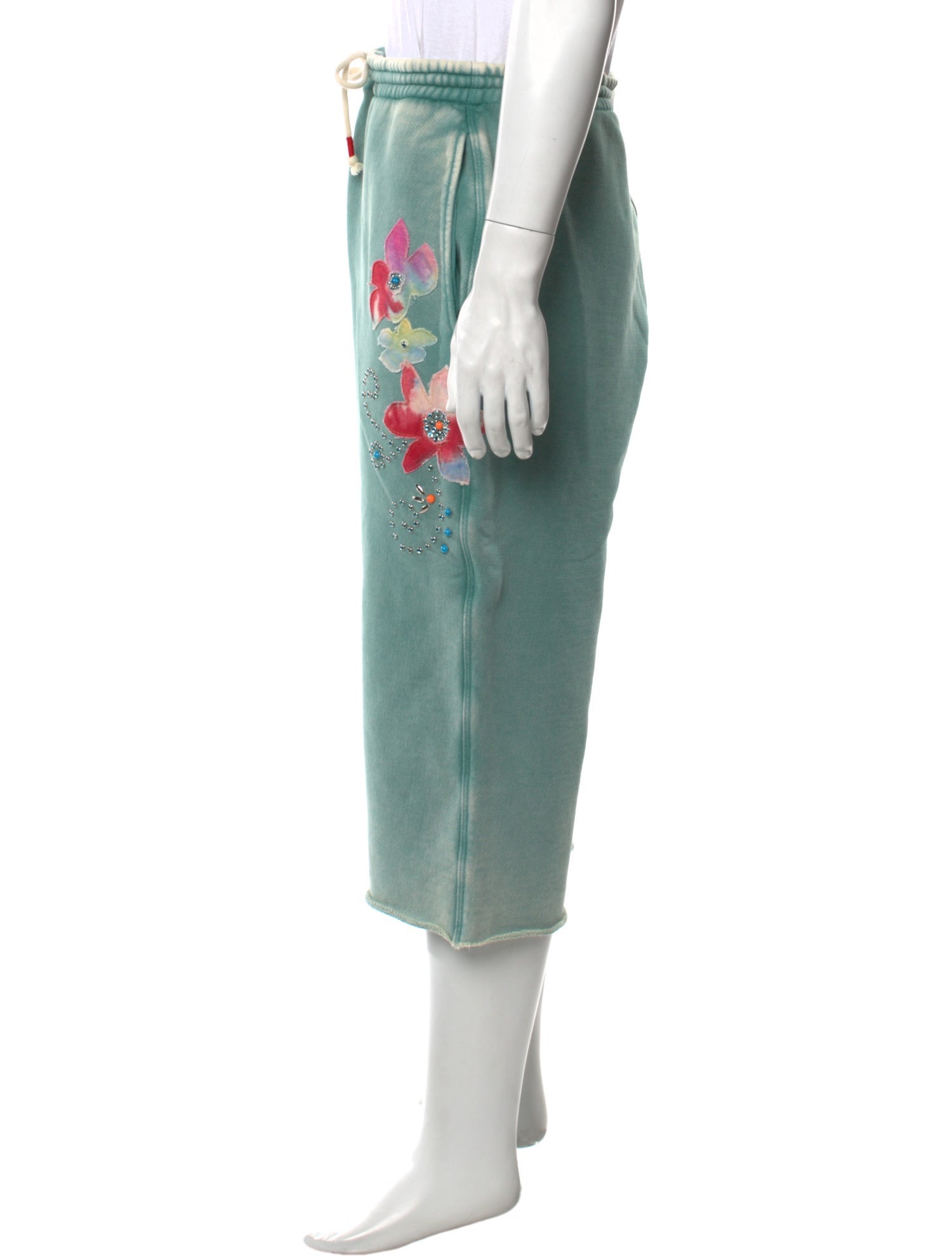 COÛT DE LA LIBERTÉ Graphic Print Jogger Shorts w/ Tags