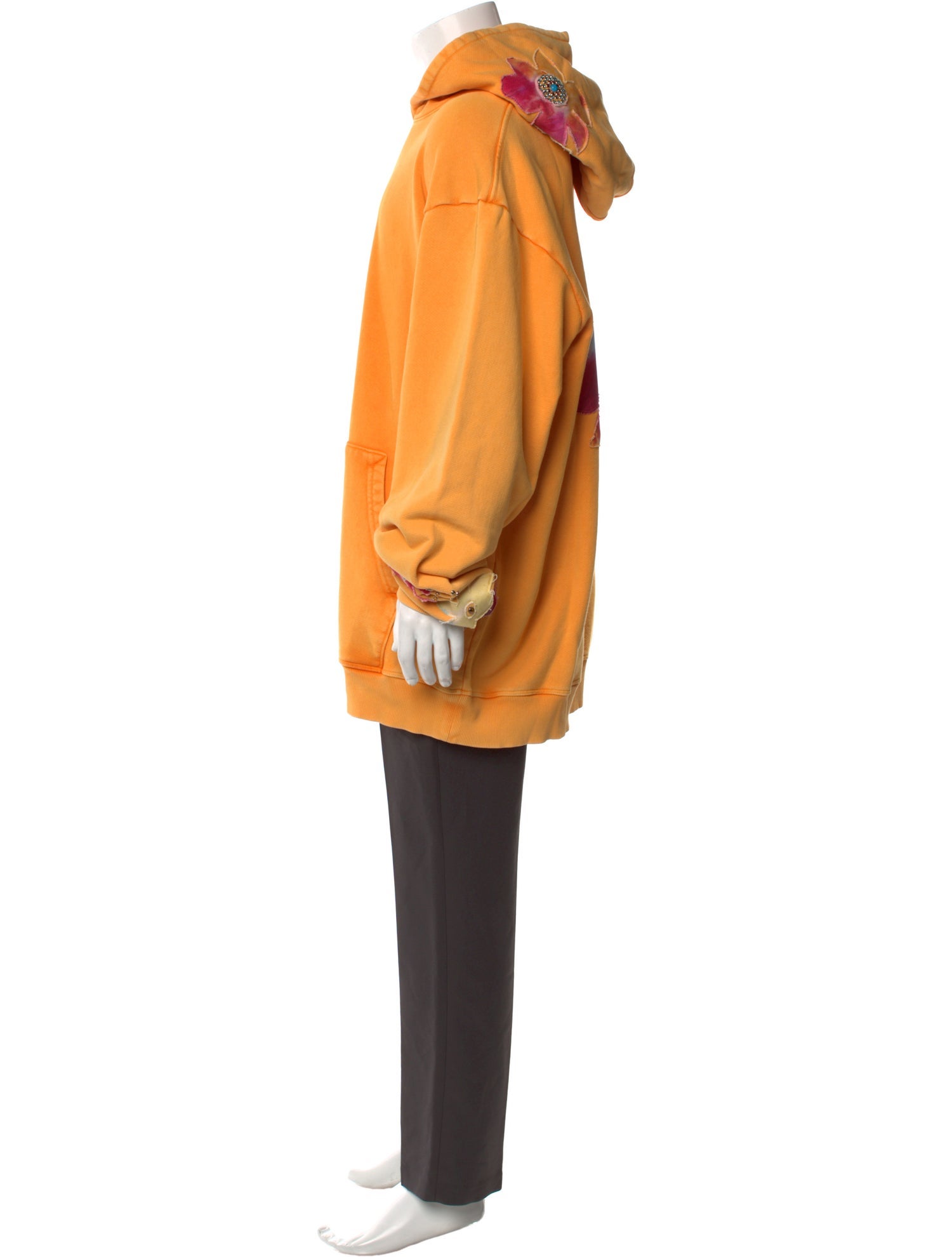 COÛT DE LA LIBERTÉ Patterned Crew Neck Hoodie w/ Tags