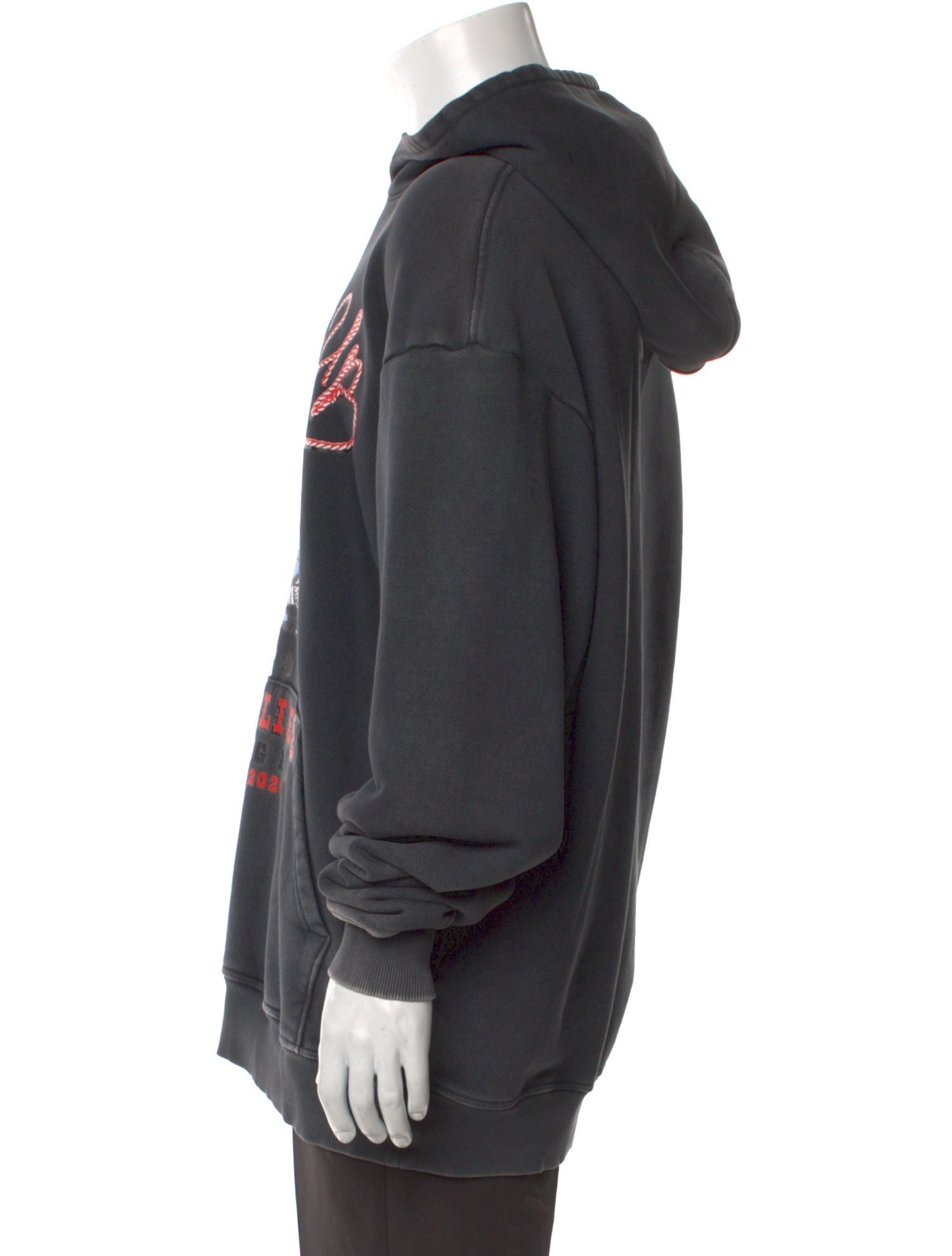 COÛT DE LA LIBERTÉ Graphic Print Crew Neck Hoodie w/ Tags