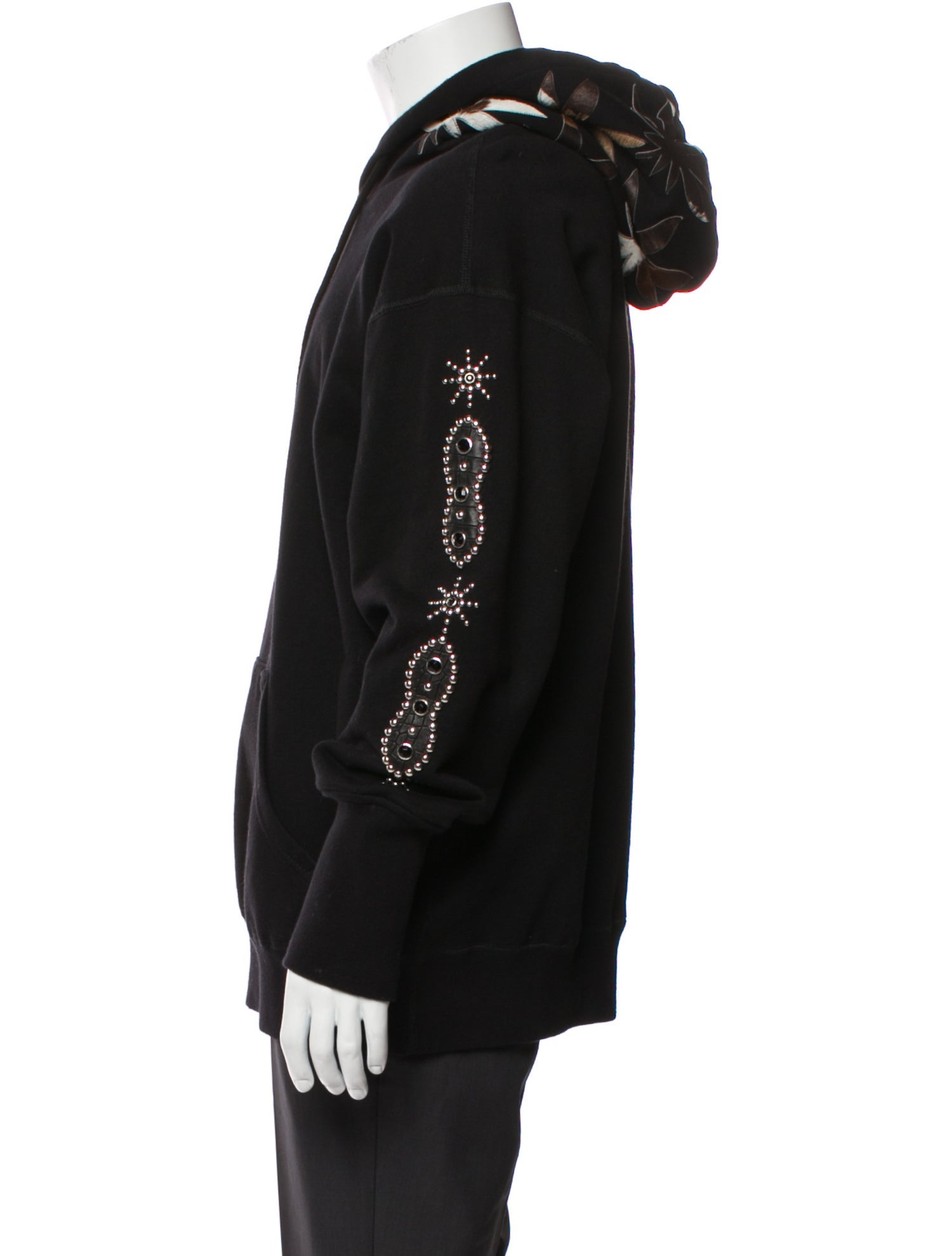 COÛT DE LA LIBERTÉ Graphic Print Crew Neck Hoodie