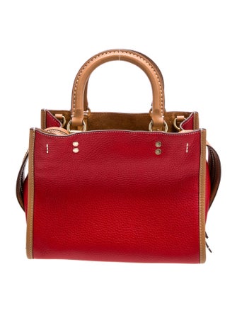 Coach x Disney Mickey Mouse x Keith Haring Leather Top Handle Bag