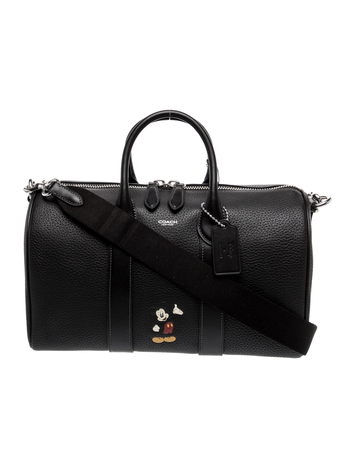 Coach x Disney Mickey Mouse x Keith Haring Leather Top Handle Bag w/ Tags