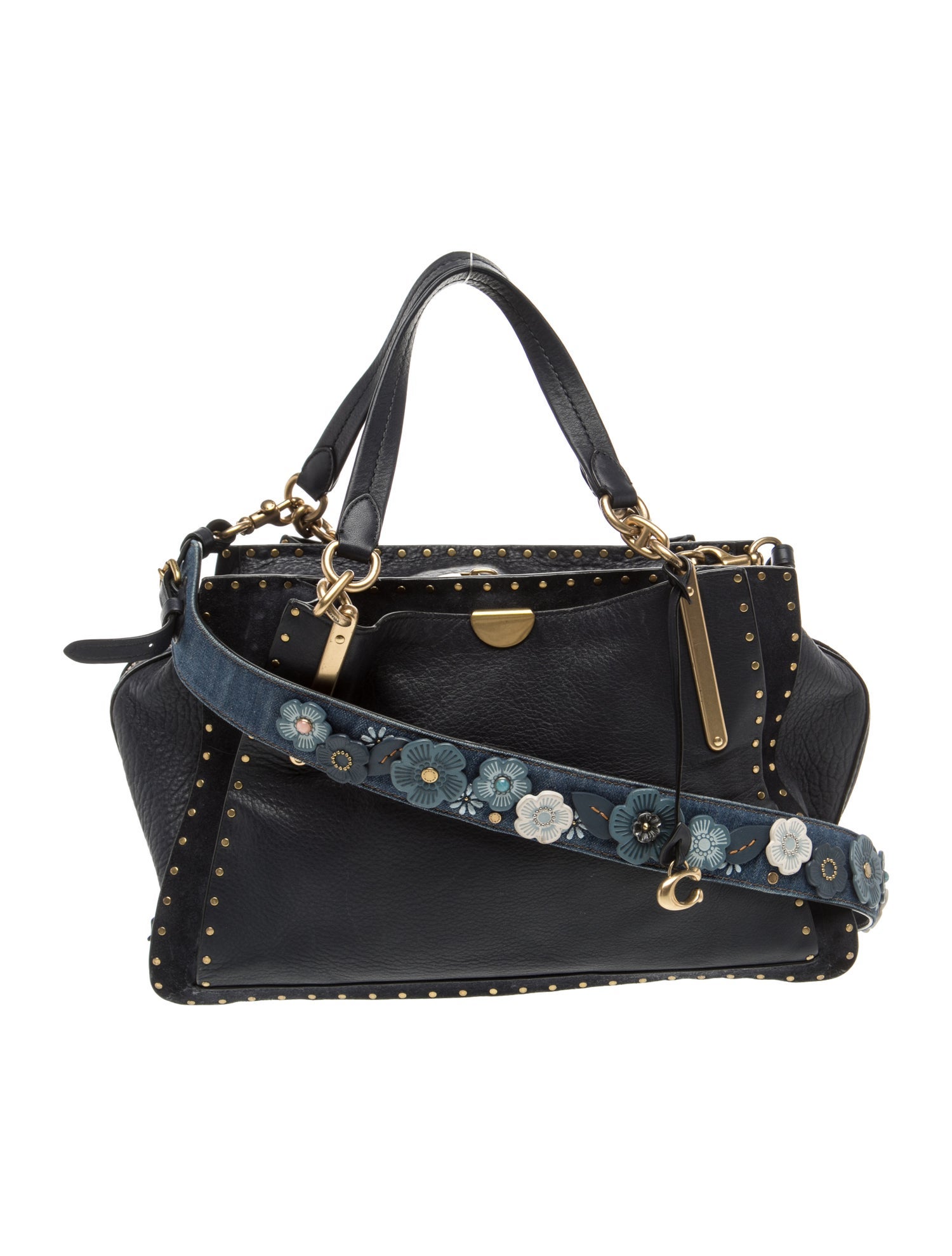 Coach x Disney Mickey Mouse x Keith Haring Leather Shoulder Bag