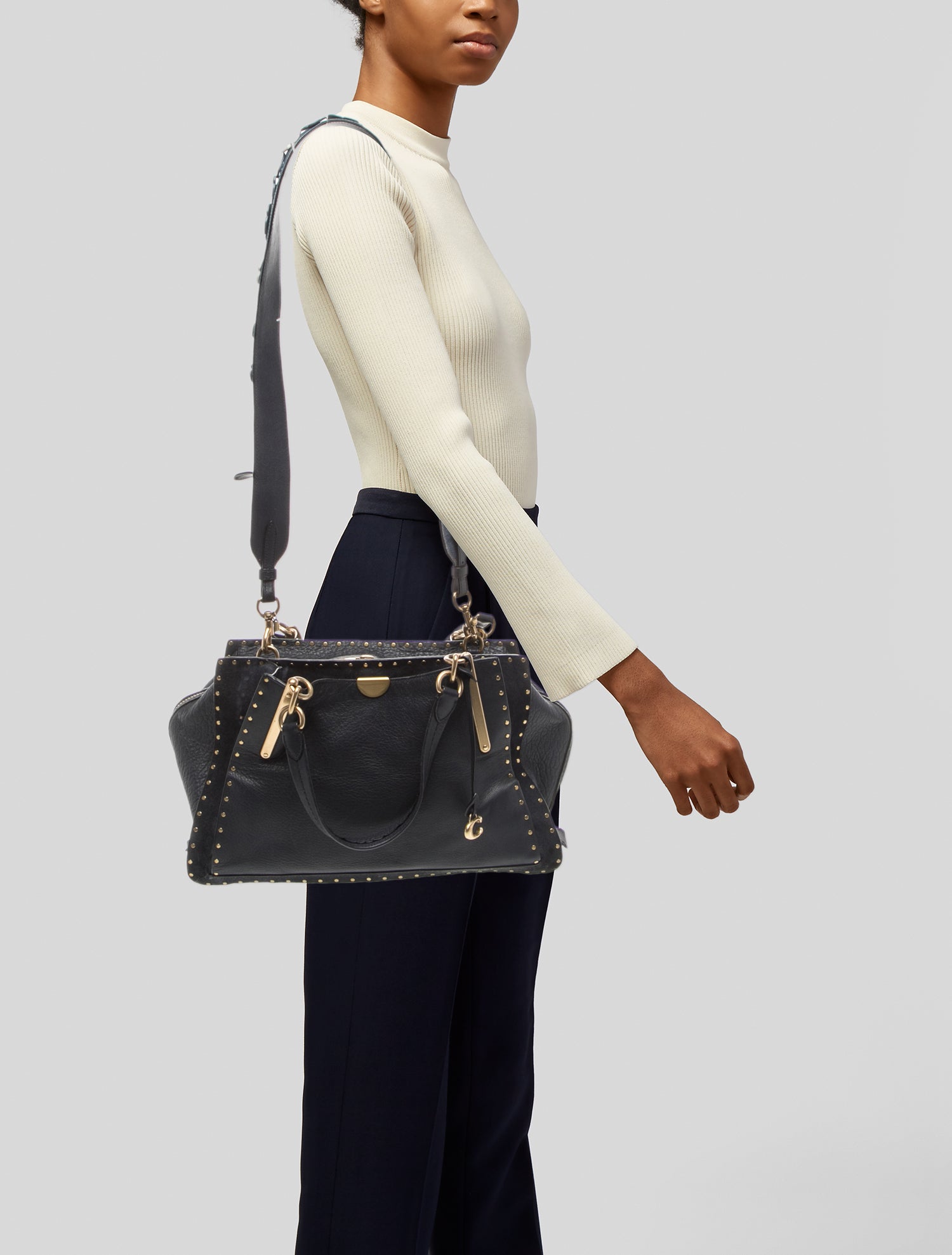 Coach x Disney Mickey Mouse x Keith Haring Leather Shoulder Bag