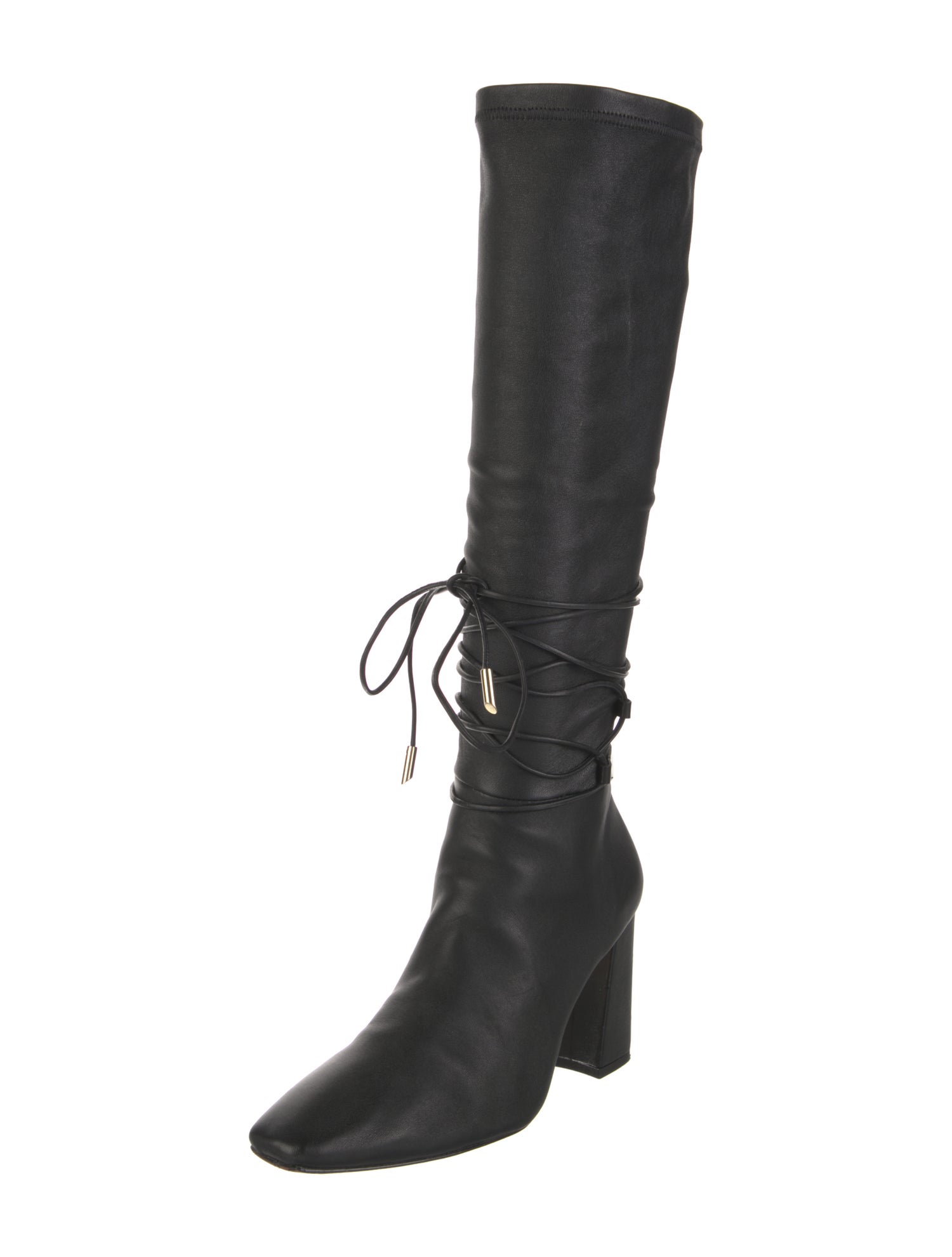 Daniella Shevel Leather Lace-Up Boots