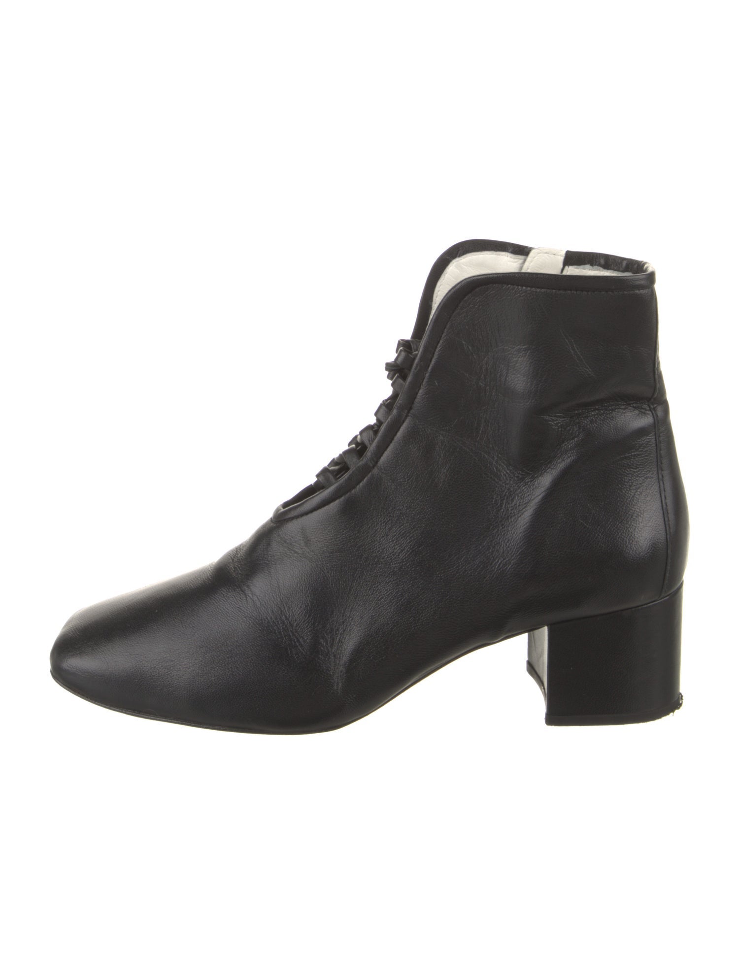 Daniella Shevel Leather Lace-Up Boots