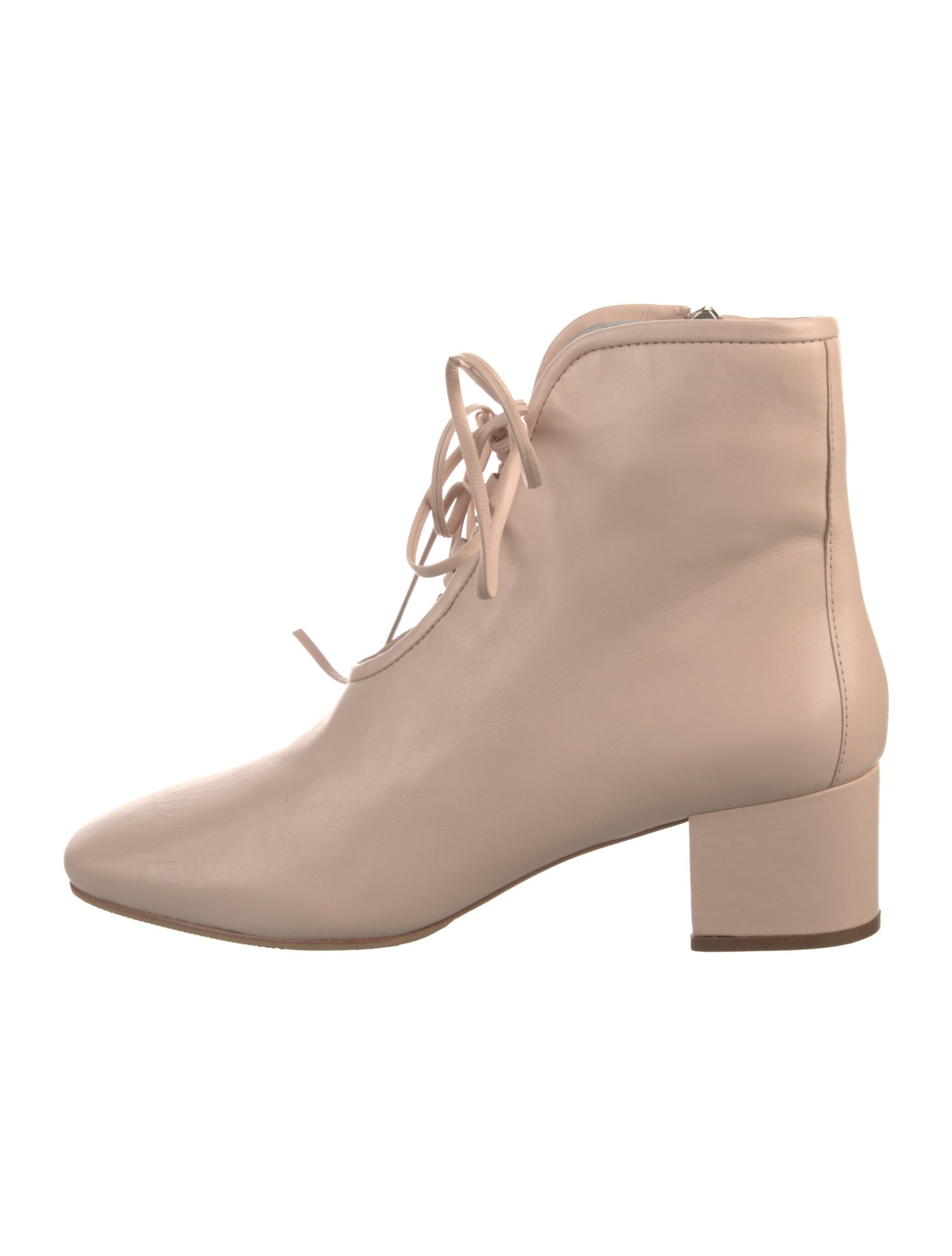 Daniella Shevel Leather Lace-Up Boots