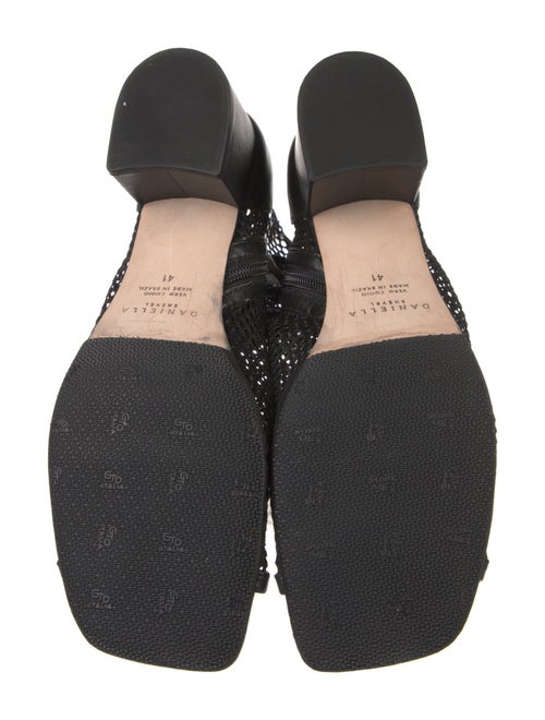 Daniella Shevel Mesh Lace-Up Boots