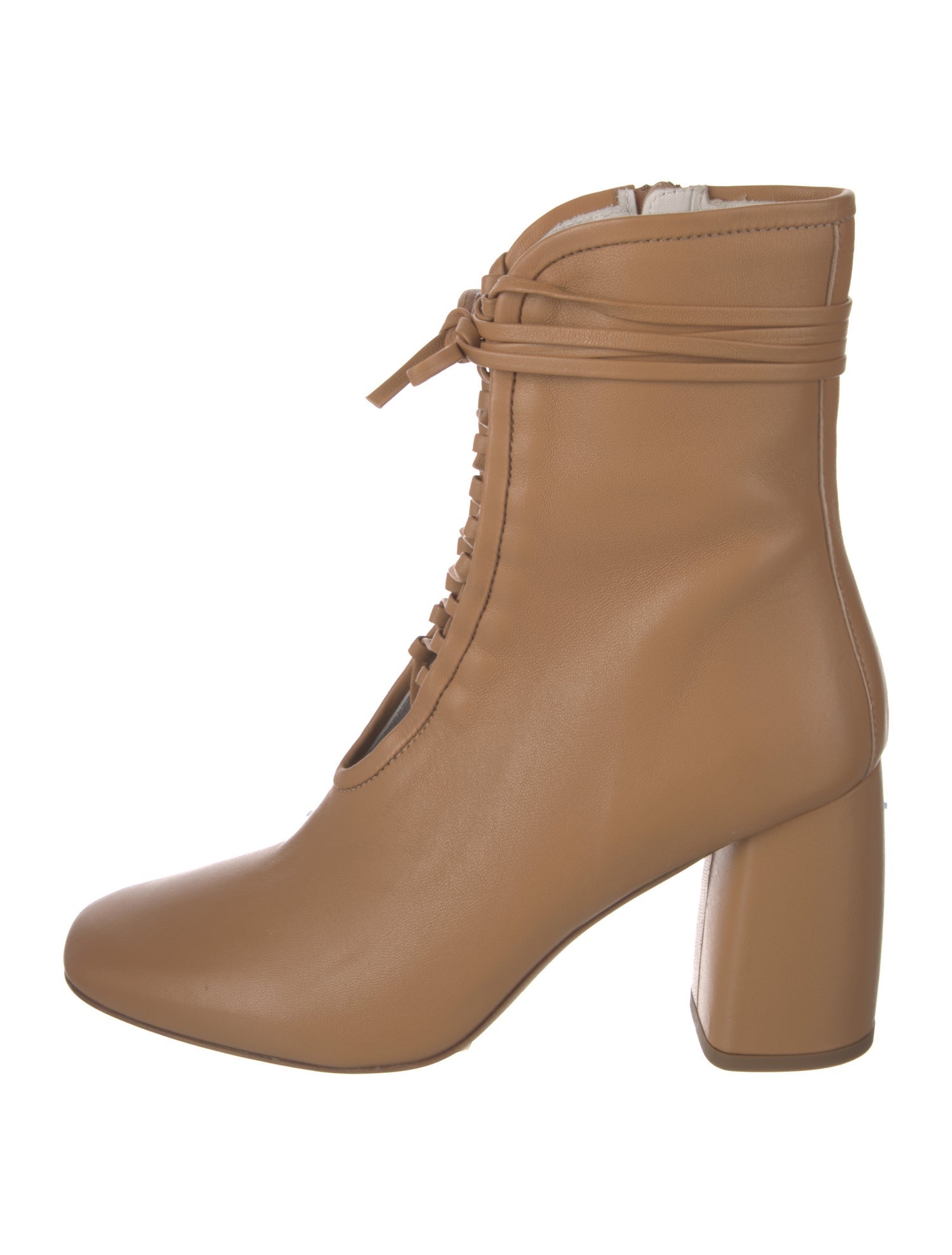 Daniella Shevel Leather Combat Boots