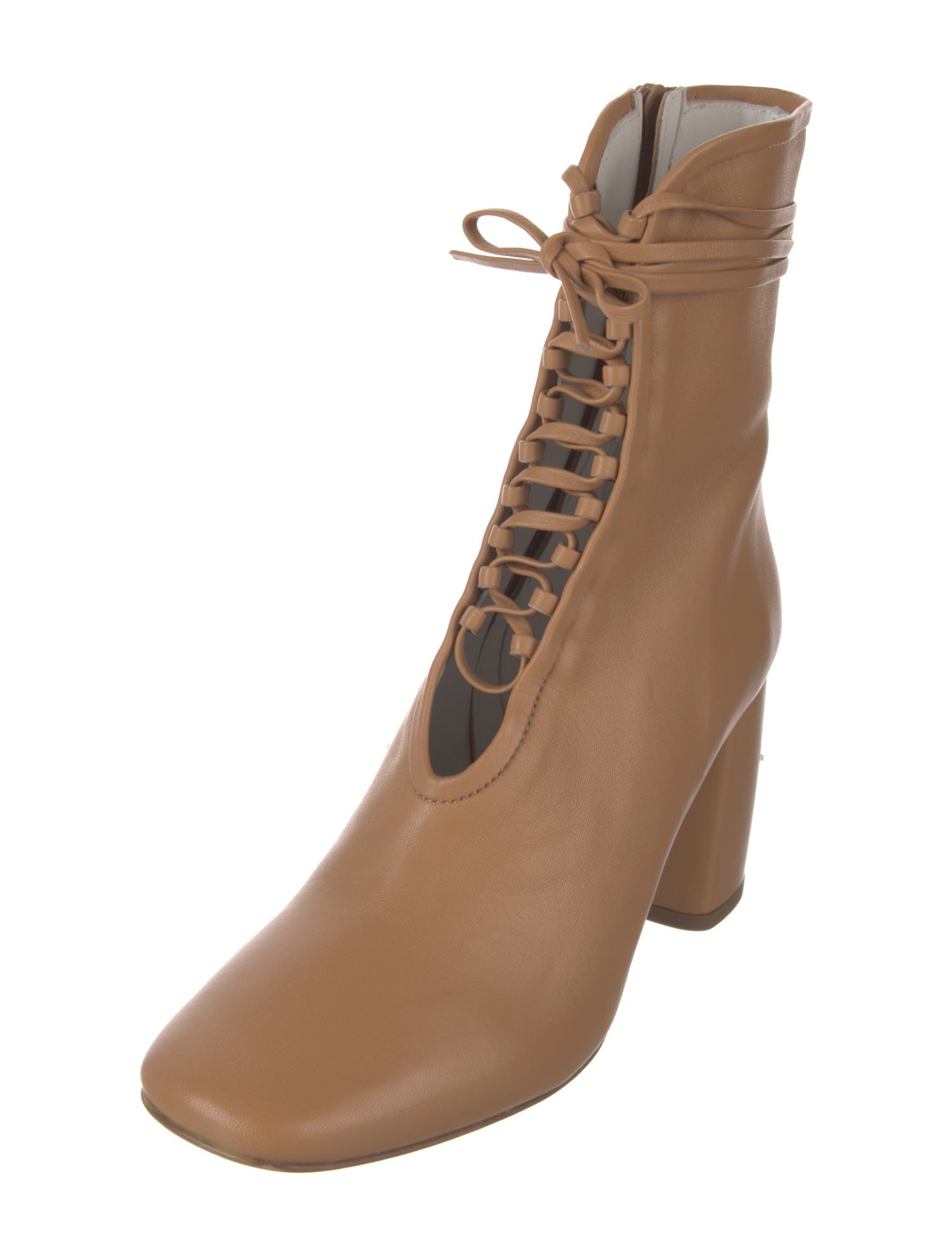 Daniella Shevel Leather Combat Boots