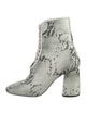 Daniella Shevel Embossed Leather Animal Print Boots
