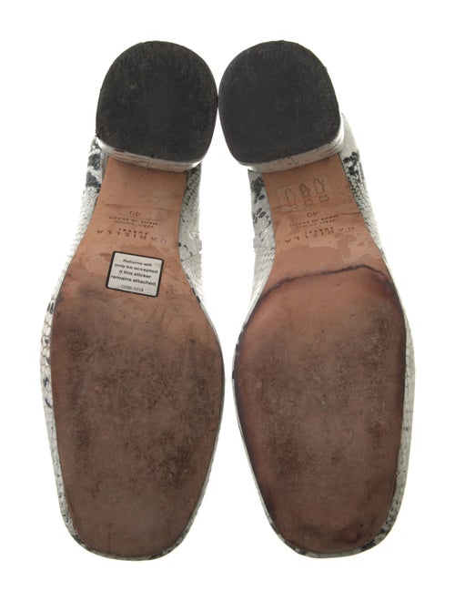 Daniella Shevel Embossed Leather Animal Print Boots