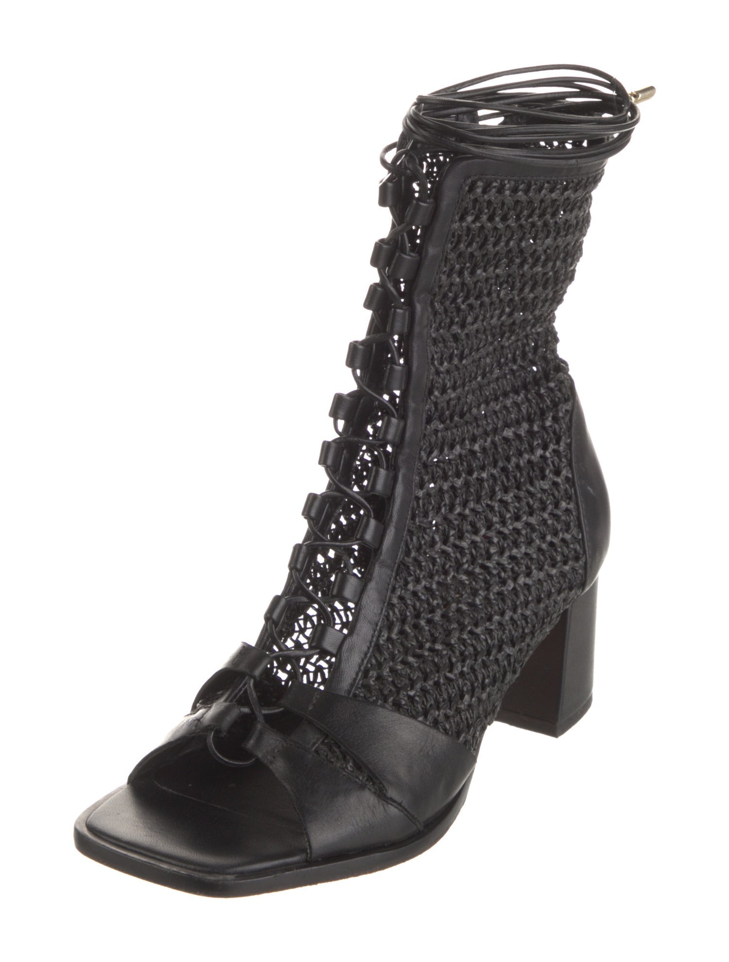 Daniella Shevel Leather Combat Boots