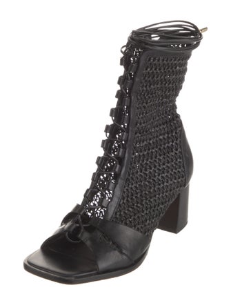 Daniella Shevel Leather Combat Boots