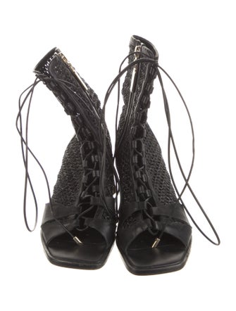 Daniella Shevel Leather Combat Boots