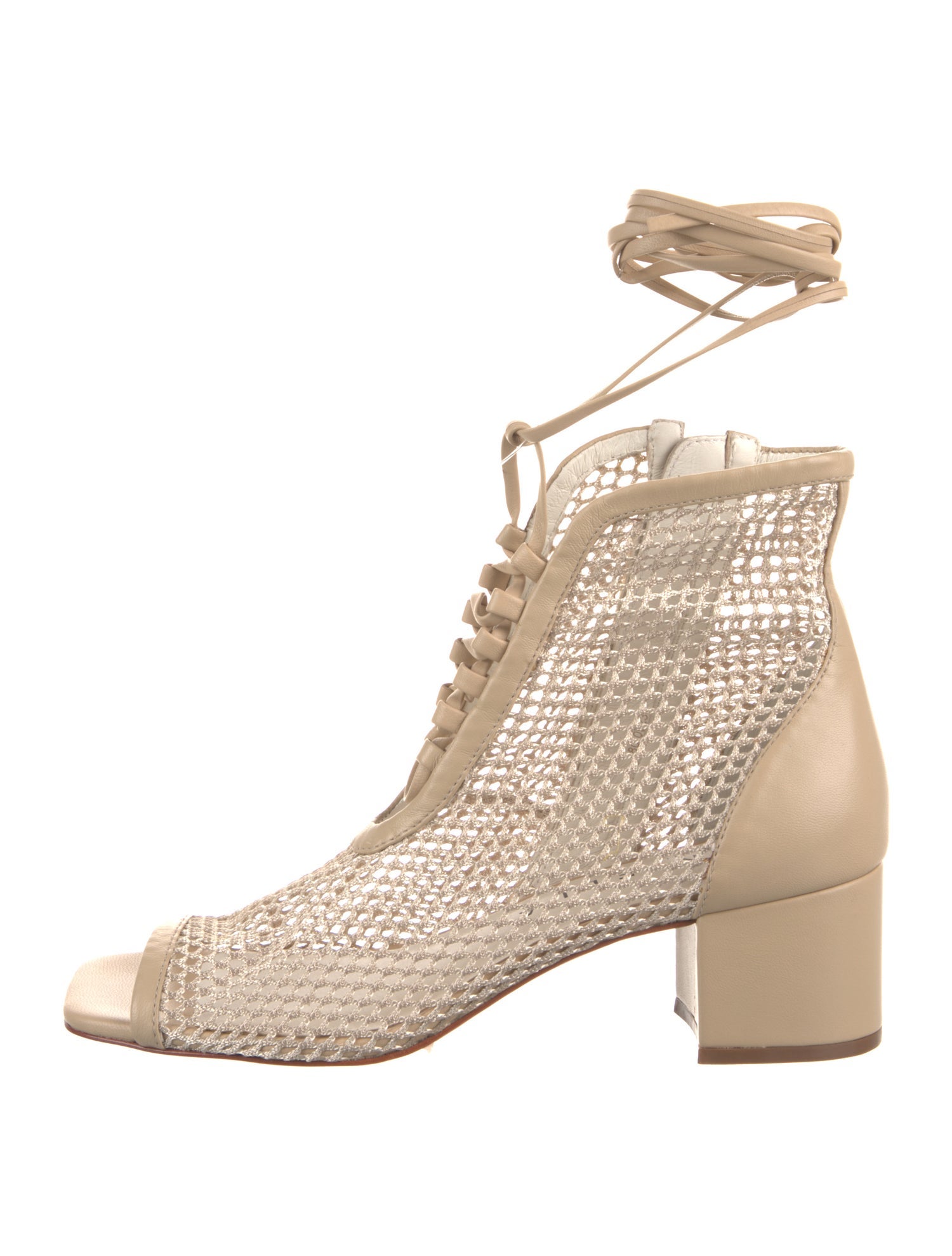 Daniella Shevel Mesh Combat Boots