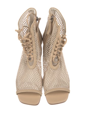 Daniella Shevel Mesh Combat Boots