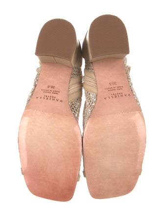 Daniella Shevel Mesh Combat Boots