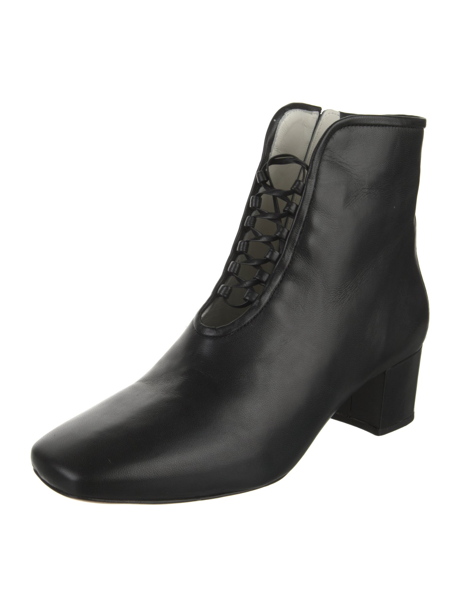 Daniella Shevel Leather Combat Boots
