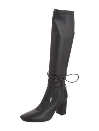 Daniella Shevel Leather Lace-Up Boots